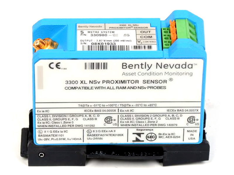 330980 Bently Nevada 3300XL NSV Proximitor Sensor